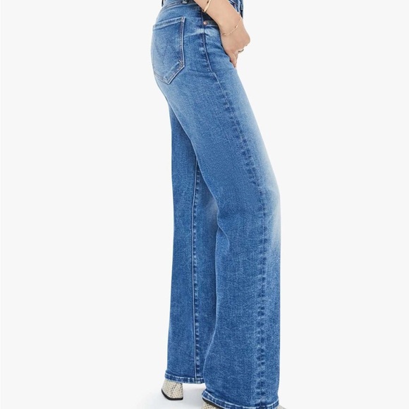 MOTHER LIL KICK IT Straight Leg Blue Jeans in BITCHIN’ SIZE 32! - Picture 3 of 13